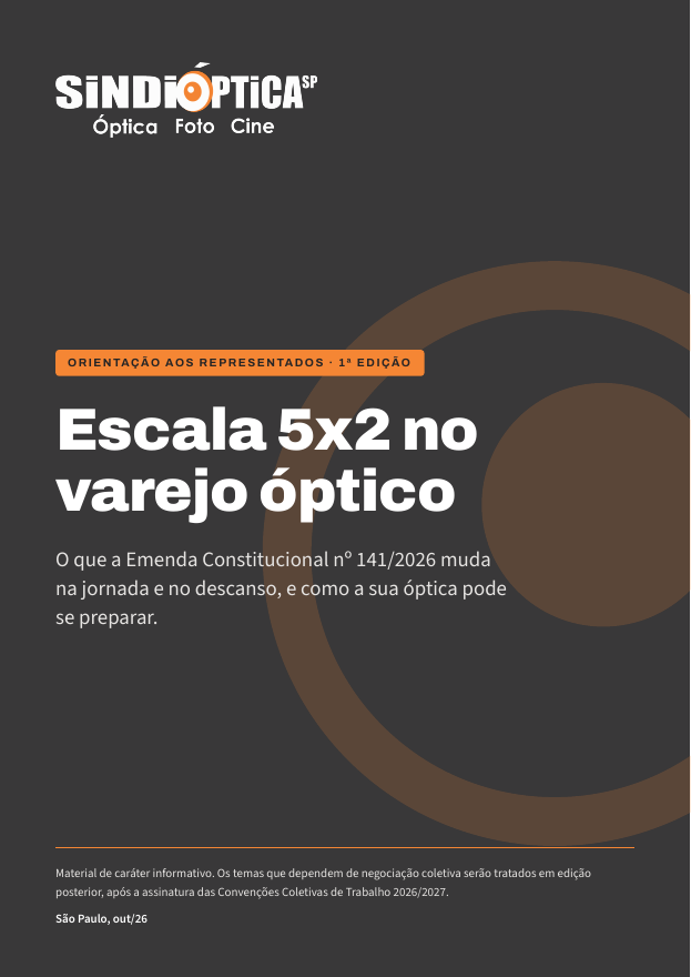 Capa do e-book Escala 5x2 no varejo óptico