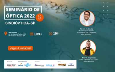 CANCELADO: SindiópticaSP Seminário de Óptica 2022 – Sorocaba e Região