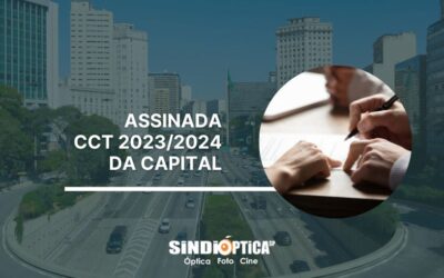 SINDIÓPTICA-SP ASSINA CONVENÇÃO COLETIVA  2024/2024 COM OS COMERCIÁRIOS DA CAPITAL