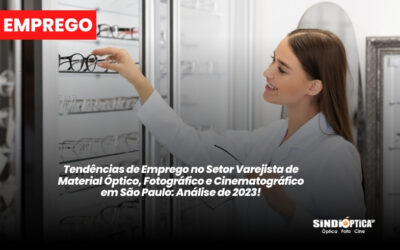 Análise dos Números de Emprego no varejo Óptico, Fotográfico e Cinematográfico de São Paulo em 2023