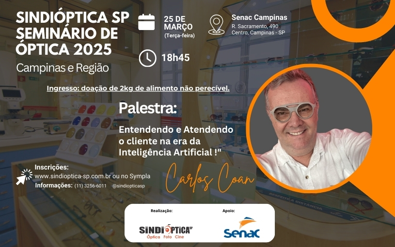 Cancelado: Seminário de Óptica 2025 – Campinas e Região