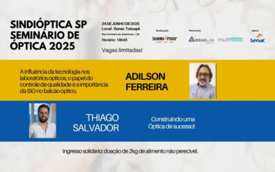 Seminário de Óptica 2025 – Atualização, Gestão e Conexão para o Sucesso!