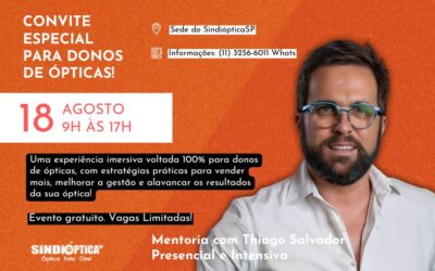 Imersão Presencial com Thiago Salvador – Exclusiva para o Varejo Óptico