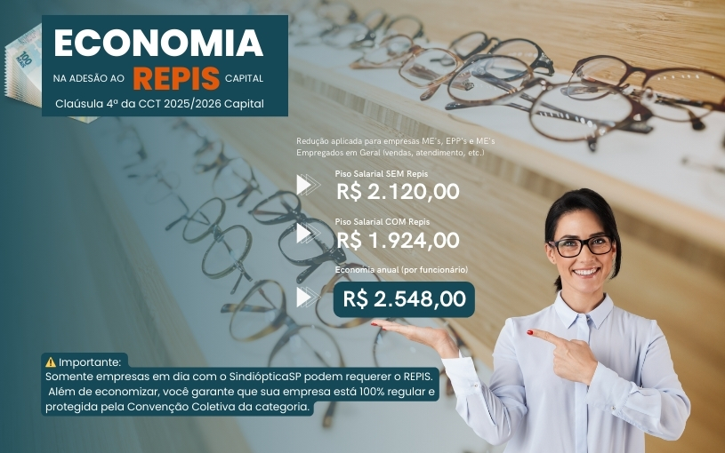 REPIS 2025/2026 – A economia que sua Óptica merece!
