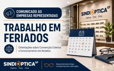 [COMUNICADO] Trabalho em feriados no comércio