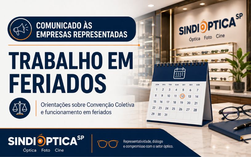 [COMUNICADO] Trabalho em feriados no comércio