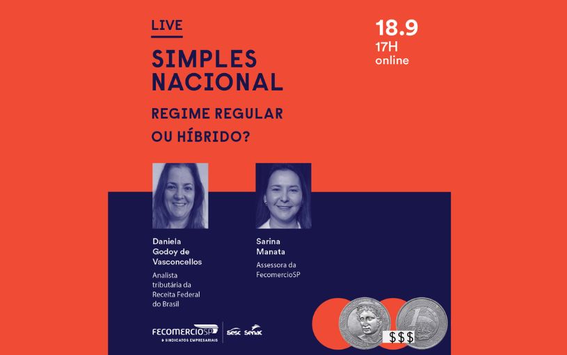 Simples Nacional: live esclarece escolha entre Regime Regular ou Híbrido
