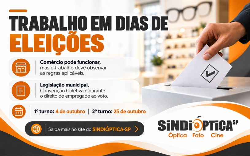 Eleições 2026: trabalho no comércio nos dias de votação exige atenção às regras trabalhistas